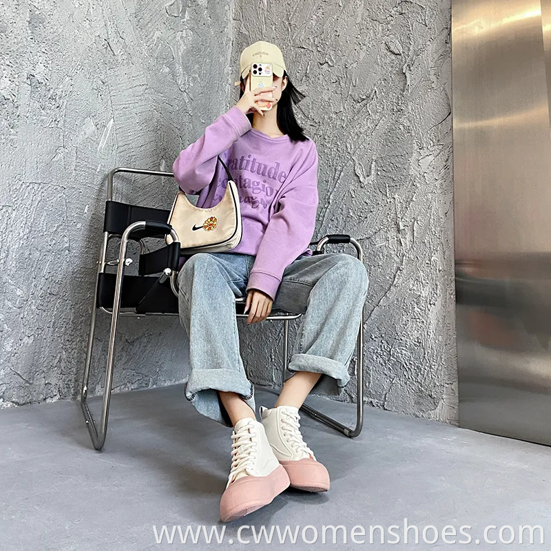 Women's New Star Big Toe Bread Shoes Casual and Comfortable Thick-Soled Sneakers